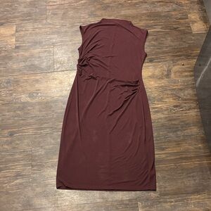 Old Navy Sleeveless Burgundy Maxi Dress